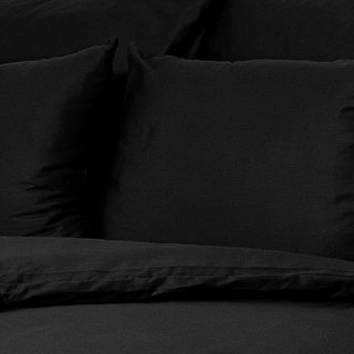 Saténové povlečení LUXURY COLLECTION 140x200, 70x90cm černé