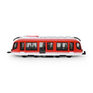 Kovová tramvaj červená 20 cm