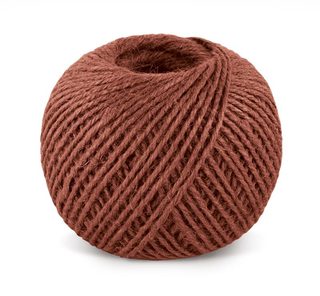 Jutový motouz Červená 2524/290 klubko 200g, cca 130 m, průměr 1.75 mm