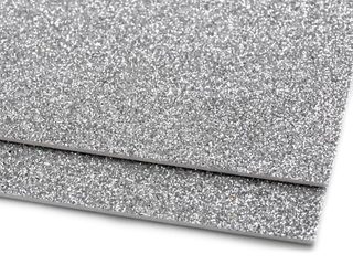 Pěnová guma Moosgummi s glitry 20x30 cm 2 kusy