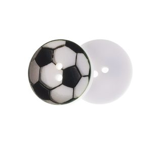 Knoflík - sada 6 ks Bílá 349892II průměr 15 mm