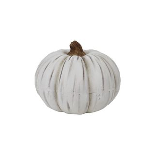 Dekorační dýně bílá X5363 - 12 cm