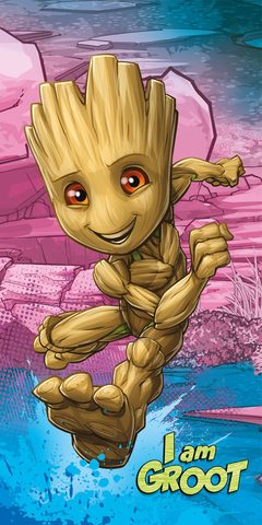 Osuška Groot I am groot 70x140 cm