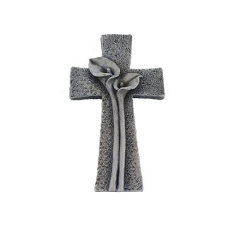 Dekorace na hrob kříž X6471 - 6,5 × 2 x 11 cm