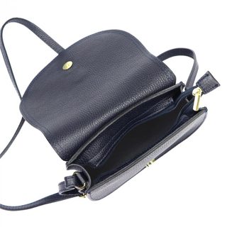 GREGORIO Kožená dámská crossbody kabelka tmavě modrá