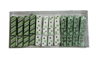 Kolíčky 4 cm - zdobené 12 ks