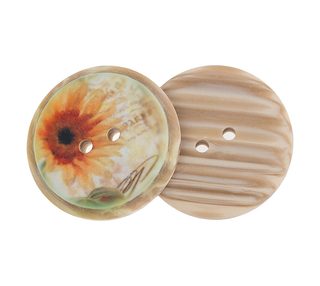 Knoflík - sada 3 ks Zelená,Žlutá 350451