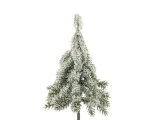 Umělý stromeček na drátku zasněžený do věnců, květináčů 13 cm, 17 cm