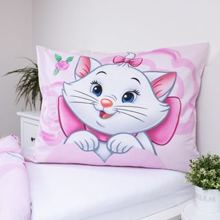 Povlečení Marie Cat Pink 03 140x200, 70x90 cm