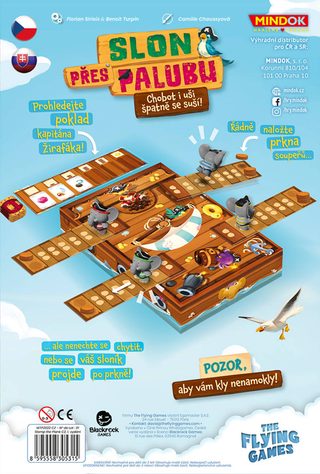 Slon přes palubu (společenská hra) Mindok