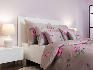 Povlečení flanel Ibišek opál 140x200, 70x90 cm