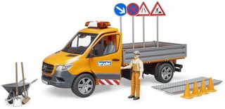 Bruder Mercedes-Benz Sprinter silničáři (baterie, světlo, zvuk, doplňky) 02677