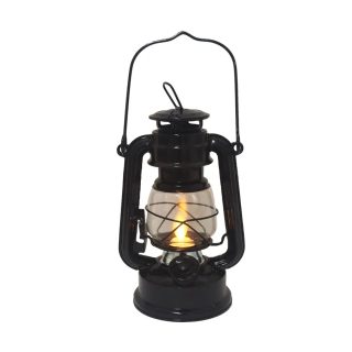 Kovová lucerna DEKORACE s LED osvětlením K4230-19 - 24.5 cm