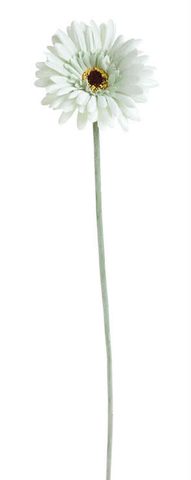 Umělá gerbera mátová 34 cm