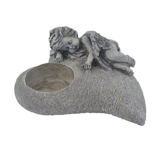 Svícen na čajovou svíčku srdce X6457 - 19,5 × 18,5 × 9 cm