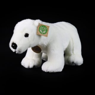 Plyšový medvěd lední stojící 30 cm ECO-FRIENDLY