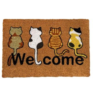 Rohožka z kokosových vláken - Welcome 40x60 cm