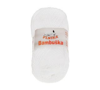 Příze BAMBUŠKA Bílá 1 50 g, 205 m