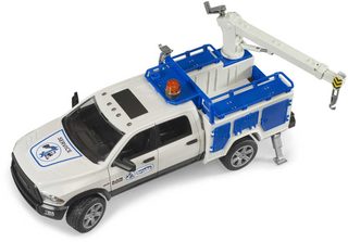 BRUDER 02509 Auto RAM 2500 servisní vůz s otočným ramenem a majákem