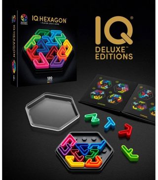 MINDOK Hlavolamová hra SMART GAMES IQ Deluxe-Hexagon 120 rébusů
