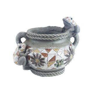 Dekorace k osázení ŽABKY X6592 - 28 × 23 × 23 cm