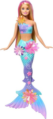 Barbie mořská víla (kouzelná květina, blond, Mattel)