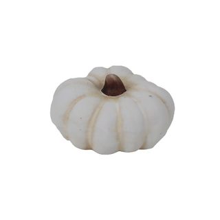 Dekorační dýně bílá X5356 - 8,5 cm