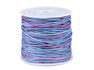 Šňůra bavlněná Ø1 mm multicolor návin 20 metrů