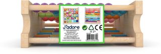 JADORE DŘEVO Baby počítadlo + abeceda zvířátka 2v1 *DŘEVĚNÉ HRAČKY*
