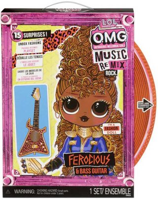 L.O.L. Surprise! O.M.G. Remix Rock Ferocious (15 překvapení)