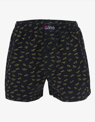 GINA dětské trenky volné chlapecké, šité, s potiskem 65016P