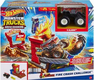 MATTEL HOT WHEELS Monster Trucks Aréna: Závodní výzva set s autem 3 druhy