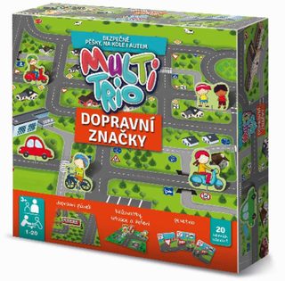 EFKO HRA Multitrio Dopravní prostředky soubor her *SPOLEČENSKÉ HRY*