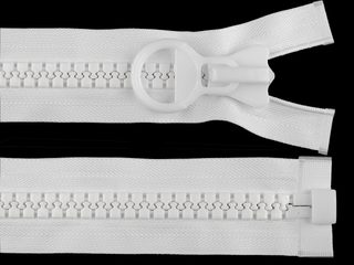 Kostěný zip extra velký NO 20 délka 50 cm, 55 cm