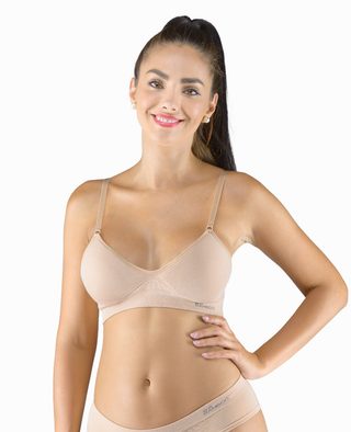 Podprsenka sportovní s vycpávkami Eco Bamboo