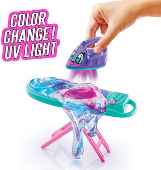 EP Line So Slime sliz duhový žehlení mění barvu na baterie UV Světlo