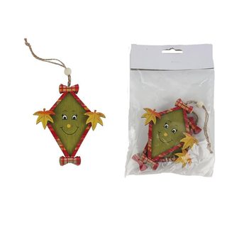 Podzimní dekorace k zavěšení, 2 ks D5746-02 - 8,5 x 1 x 10 cm