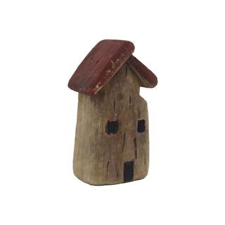 Dekorace domeček D6275 - 4 × 3,2 × 7,5 cm