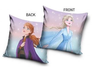Povlak na polštářek Ledové Království Princezny Anna a Elsa 40x40 cm