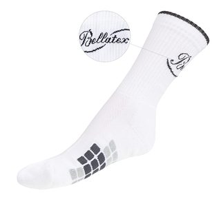 Ponožky Raptor vysoké - logo Bellatex Bílá,Černá logo Bellatex