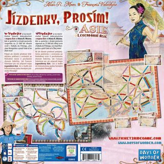 Jízdenky, prosím! Asie (rozšíření) ADC