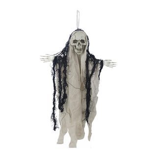Závěsná kostra s hábitem dekorace na Halloween X7024 - 35×6×50 cm