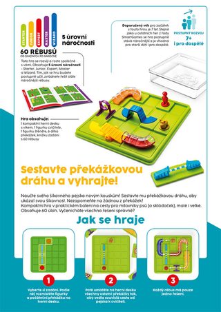 MINDOK HRA Smart Šikovné štěně na cesty pro 1 hráče