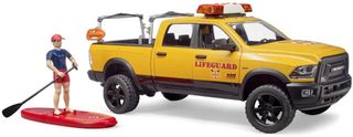 Bruder RAM 2500 Power Wagon pobřežní stráž (baterie, světlo, zvuk) 02506