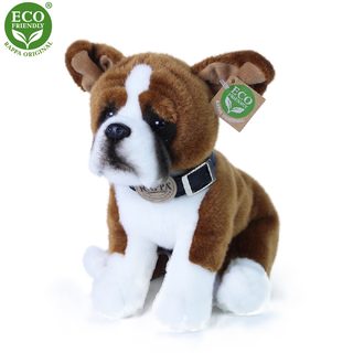 Plyšový pes boxer 27 cm