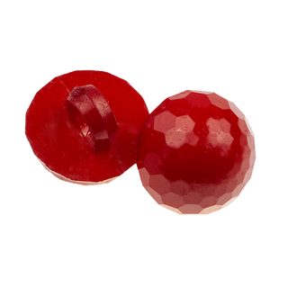 Knoflík pecka Červená