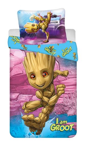 Povlečení Groot I am Groot 140x200, 70x90 cm