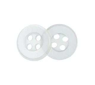 Knoflík - sada 6 ks Bílá 401292