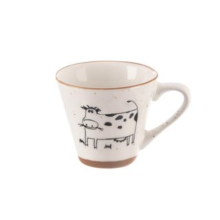 Hrnek porcelánový STATEK kráva espresso 70 ml O0546