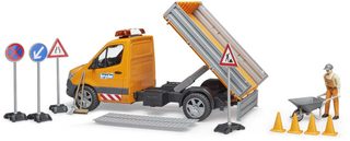 Bruder Mercedes-Benz Sprinter silničáři (baterie, světlo, zvuk, doplňky) 02677